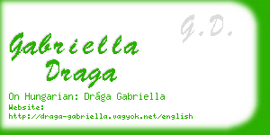gabriella draga business card